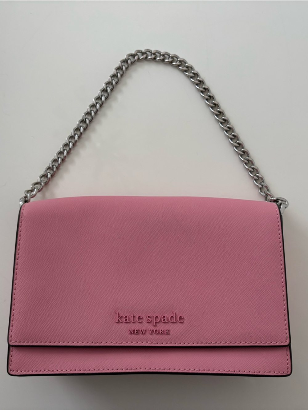 kate spade Pink Saffiano Chain Crossbody
